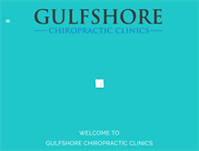 Tablet Screenshot of gulfshorechiropractic.com